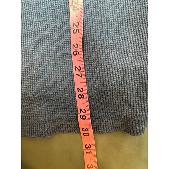 Vtg Men’s XXL 90’s Disney Goofy Thermal Henley Embroidered Navy Blue Vintage - Picture 9 of 13